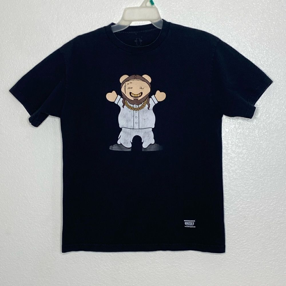 GRIZZLY Griptape x Post Malone Men’s Black T shirt Size M